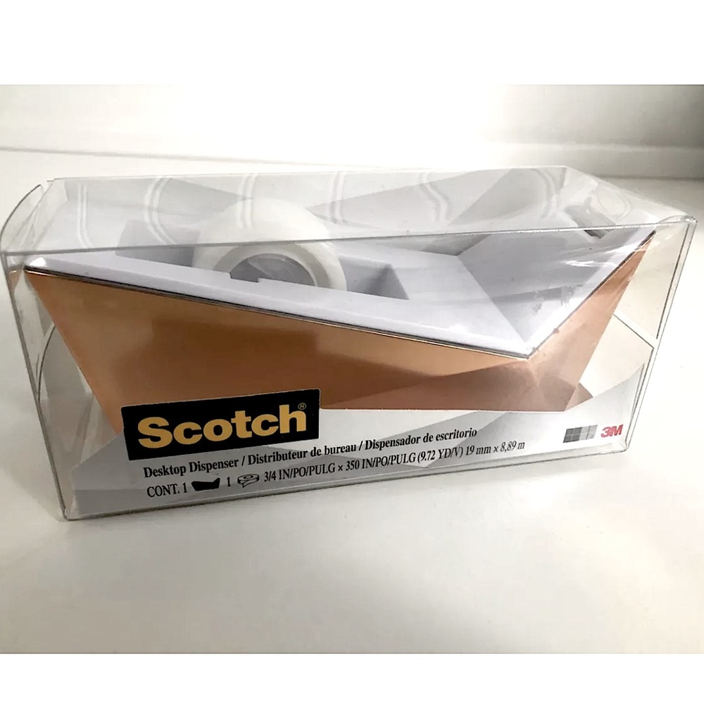 Desktop Tape Dispenser Modern Weighted Bottom NWT